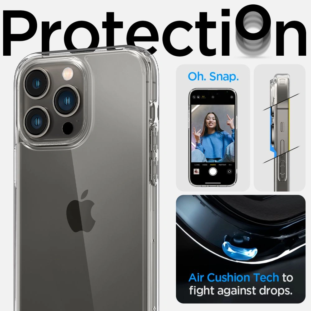 Hurtownia GSM - Etui Spigen Ultra Hybrid Apple iPhone 14 Pro Crystal Clear - SPN2430 - {ean13} - Hurt