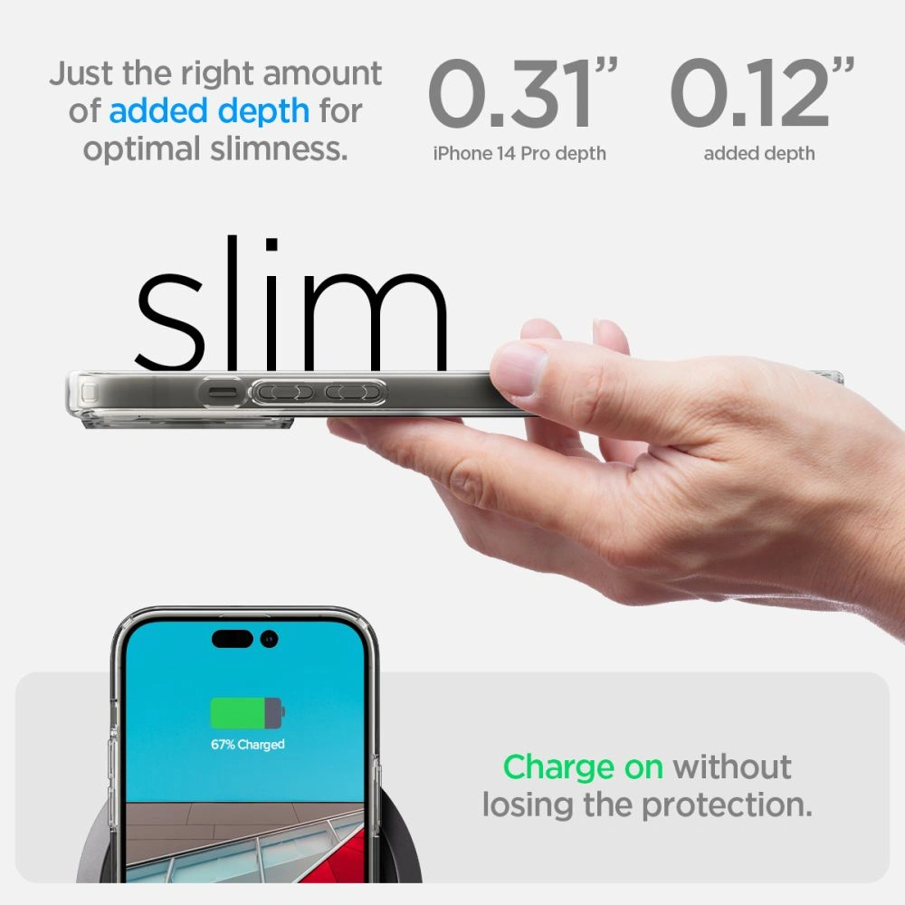 Hurtownia GSM - Etui Spigen Ultra Hybrid Apple iPhone 14 Pro Crystal Clear - SPN2430 - {ean13} - Hurt