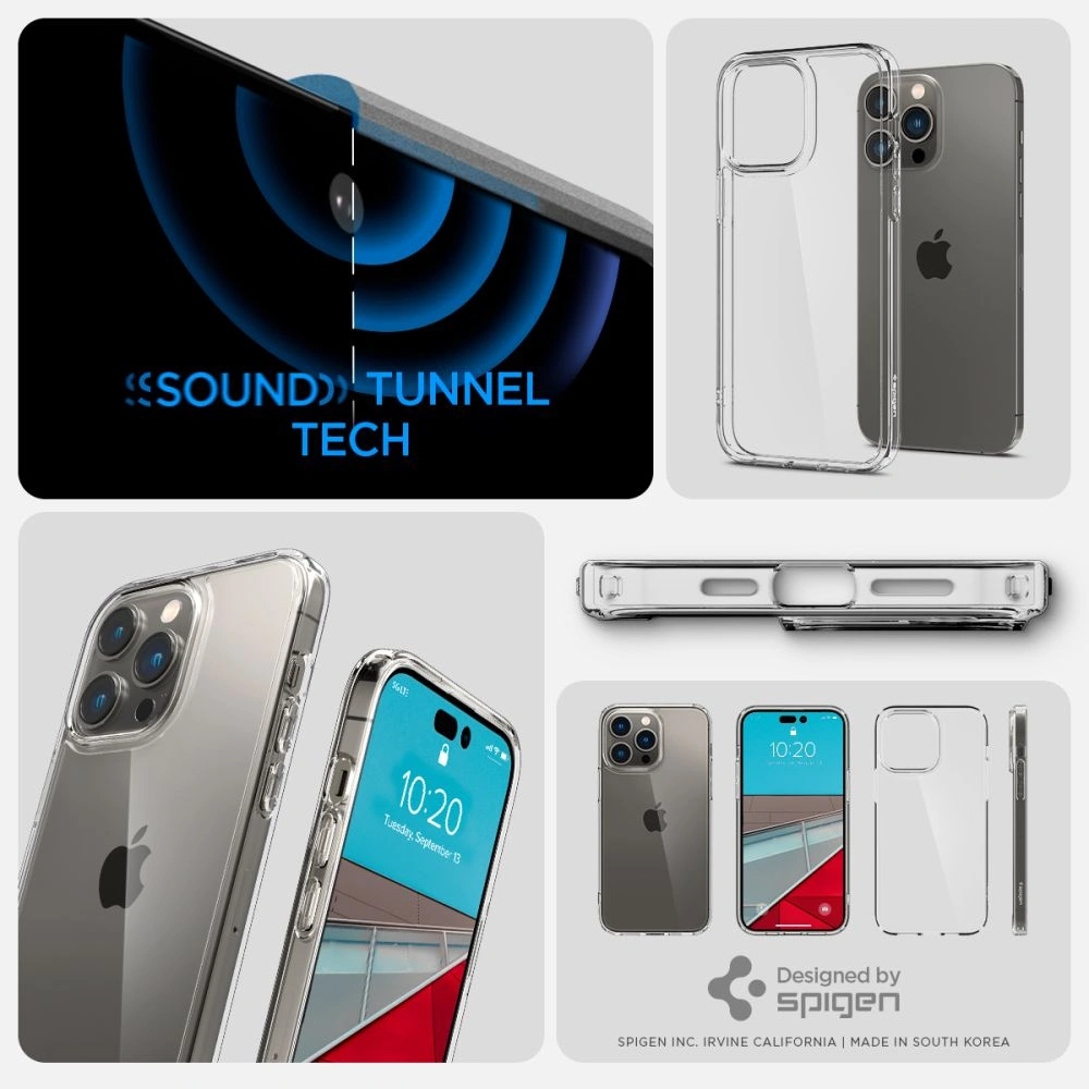 Hurtownia GSM - Etui Spigen Ultra Hybrid Apple iPhone 14 Pro Crystal Clear - SPN2430 - {ean13} - Hurt