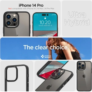 Etui Spigen Ultra Hybrid Apple iPhone 14 Pro Matte Black