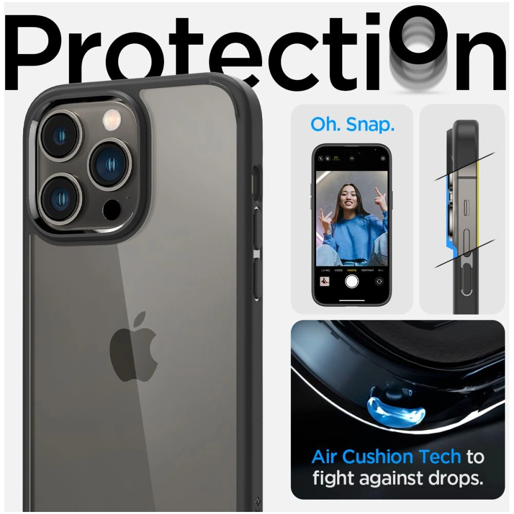 Hurtownia GSM - Etui Spigen Ultra Hybrid Apple iPhone 14 Pro Matte Black - SPN2431 - {ean13} - Hurt