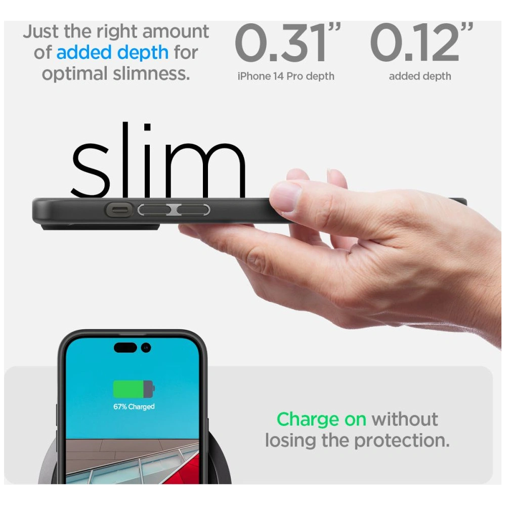 Hurtownia GSM - Etui Spigen Ultra Hybrid Apple iPhone 14 Pro Matte Black - SPN2431 - {ean13} - Hurt