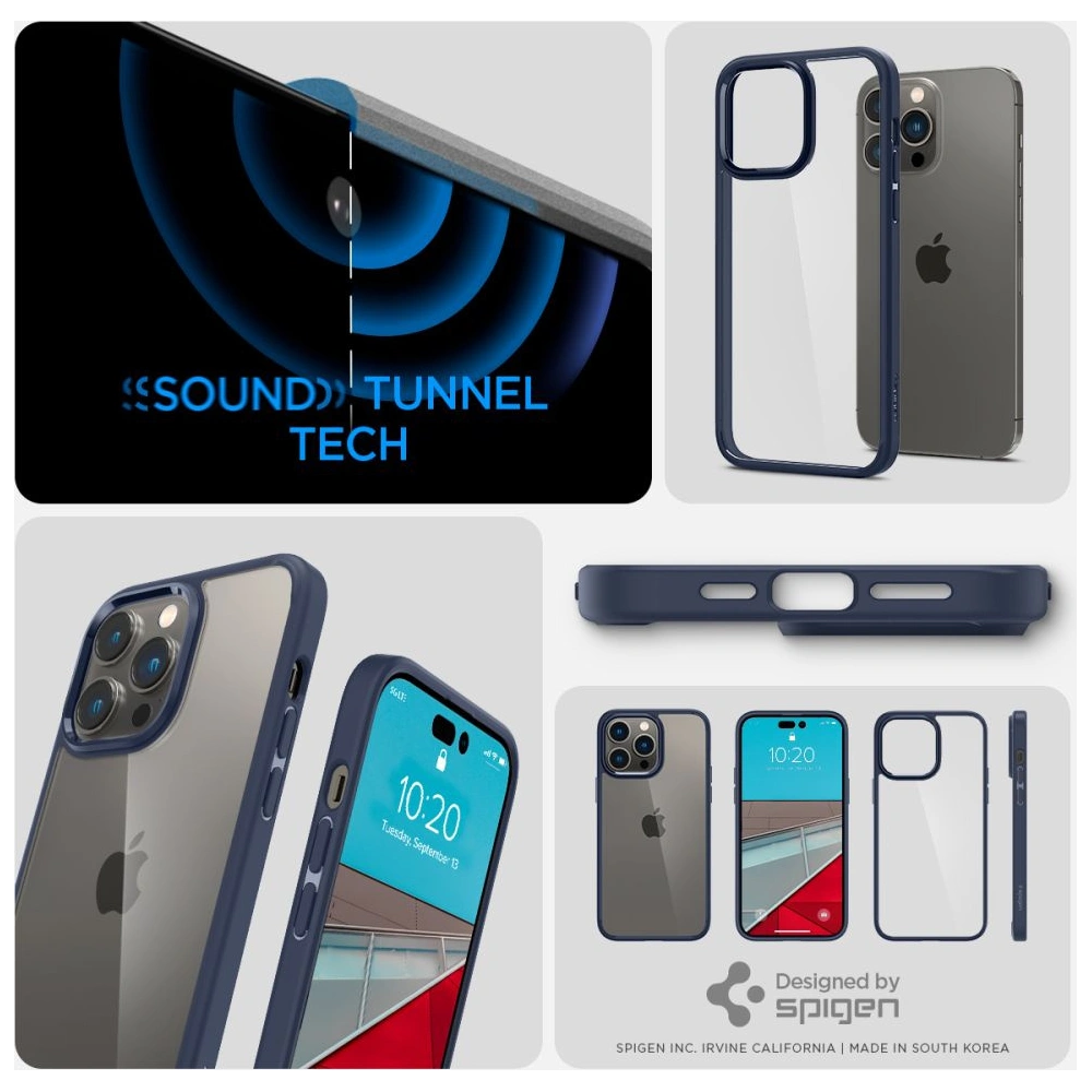 Hurtownia GSM - Etui Spigen Ultra Hybrid Apple iPhone 14 Pro Navy Blue - SPN2432 - {ean13} - Hurt