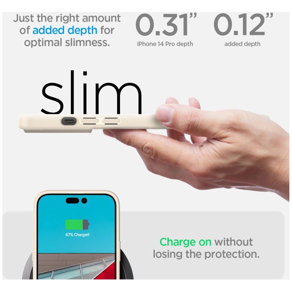 Hurtownia GSM - Etui Spigen Ultra Hybrid Apple iPhone 14 Pro Písek Béžový - SPN2433 - {ean13} - Hurt