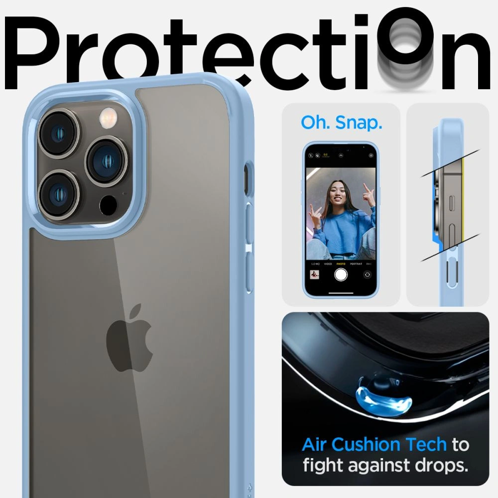 Hurtownia GSM - Etui Spigen Ultra Hybrid Apple iPhone 14 Pro Sierra Blue - SPN2434 - {ean13} - Hurt