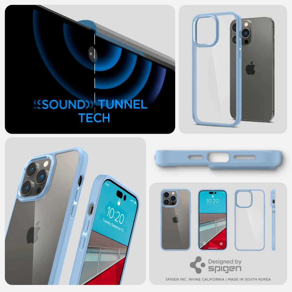 Hurtownia GSM - Etui Spigen Ultra Hybrid Apple iPhone 14 Pro Sierra Blue - SPN2434 - {ean13} - Hurt
