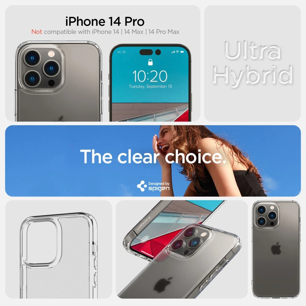 Hurtownia GSM - Etui Spigen Ultra Hybrid Apple iPhone 14 Pro Frost Clear - SPN2435 - {ean13} - Hurt