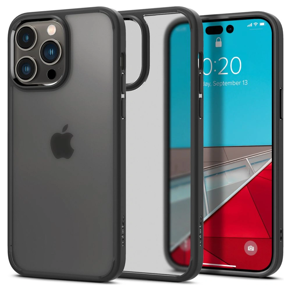 Hurtownia GSM - Etui Spigen Ultra Hybrid Apple iPhone 14 Pro Frost Black - SPN2436 - {ean13} - Hurt