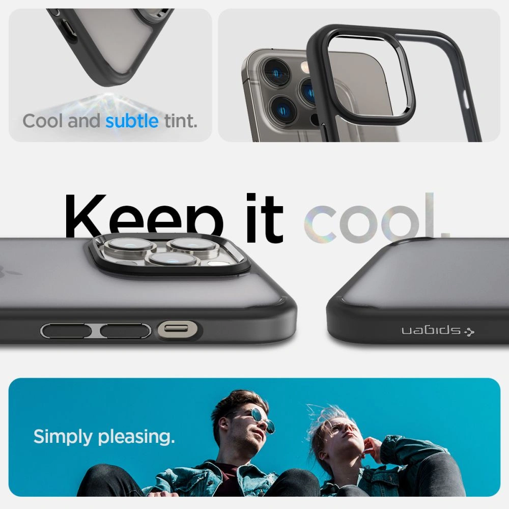 Hurtownia GSM - Etui Spigen Ultra Hybrid Apple iPhone 14 Pro Frost Black - SPN2436 - {ean13} - Hurt