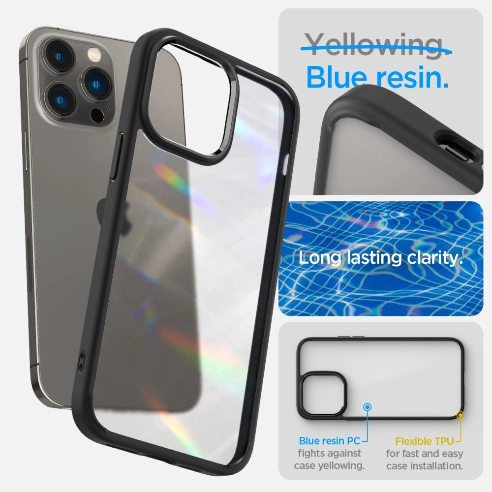 Hurtownia GSM - Etui Spigen Ultra Hybrid Apple iPhone 14 Pro Frost Black - SPN2436 - {ean13} - Hurt