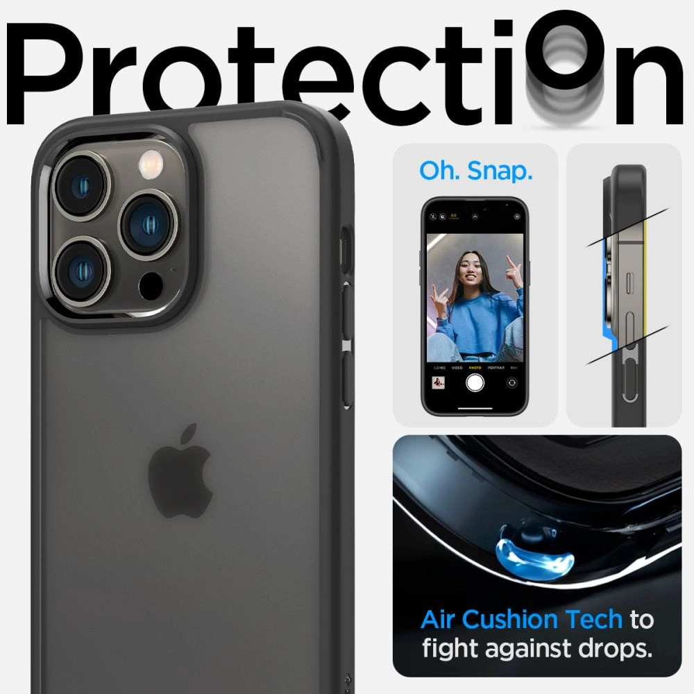 Hurtownia GSM - Etui Spigen Ultra Hybrid Apple iPhone 14 Pro Frost Black - SPN2436 - {ean13} - Hurt