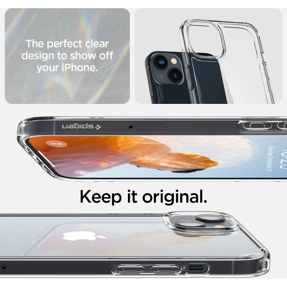 Hurtownia GSM - Etui Spigen Ultra Hybrid Apple iPhone 14 Crystal Clear - SPN2437 - {ean13} - Hurt