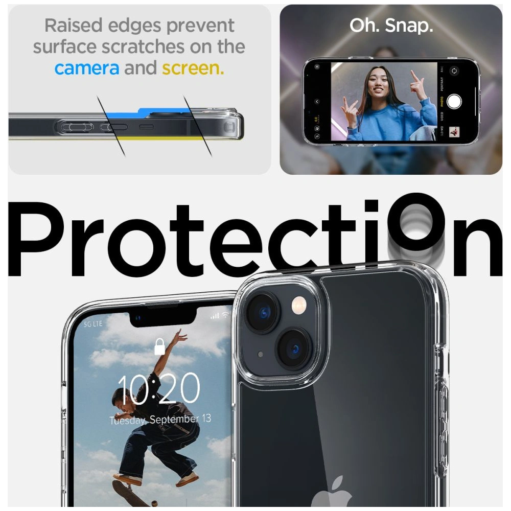 Hurtownia GSM - Etui Spigen Ultra Hybrid Apple iPhone 14 Crystal Clear - SPN2437 - {ean13} - Hurt