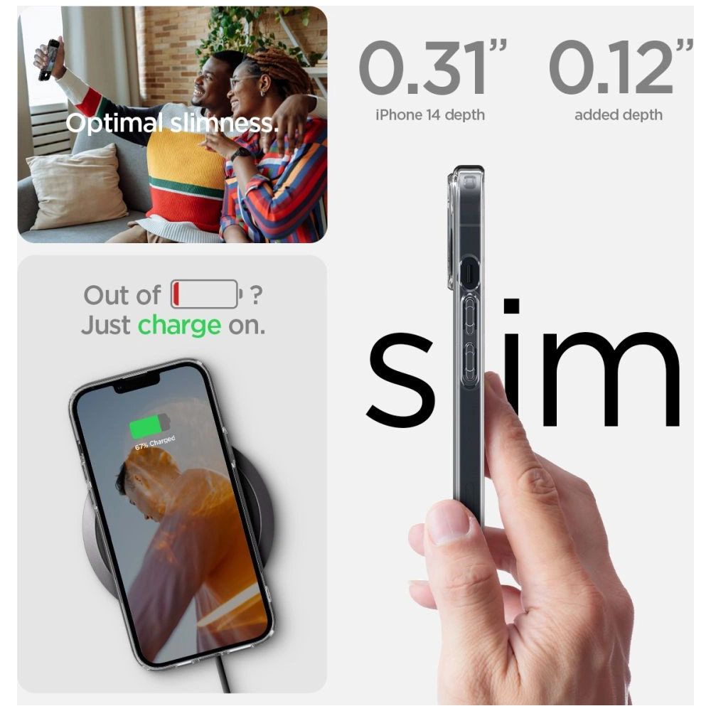 Hurtownia GSM - Etui Spigen Ultra Hybrid Apple iPhone 14 Crystal Clear - SPN2437 - {ean13} - Hurt