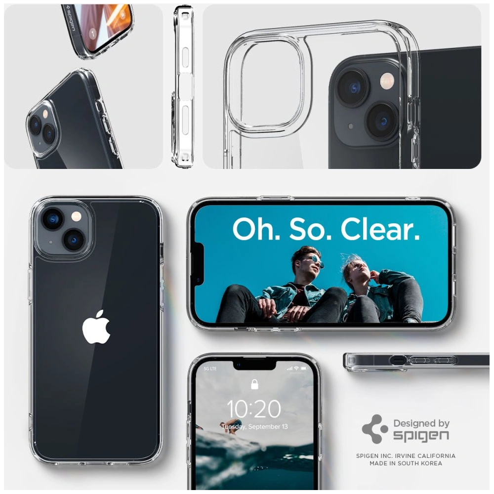 Hurtownia GSM - Etui Spigen Ultra Hybrid Apple iPhone 14 Crystal Clear - SPN2437 - {ean13} - Hurt