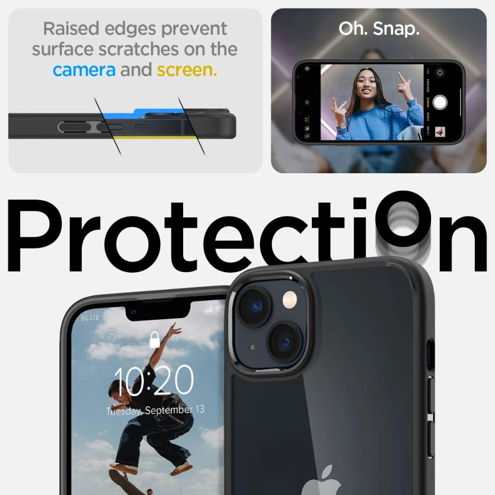 Hurtownia GSM - Etui Spigen Ultra Hybrid Apple iPhone 14 Matně černé - SPN2438 - {ean13} - Hurt
