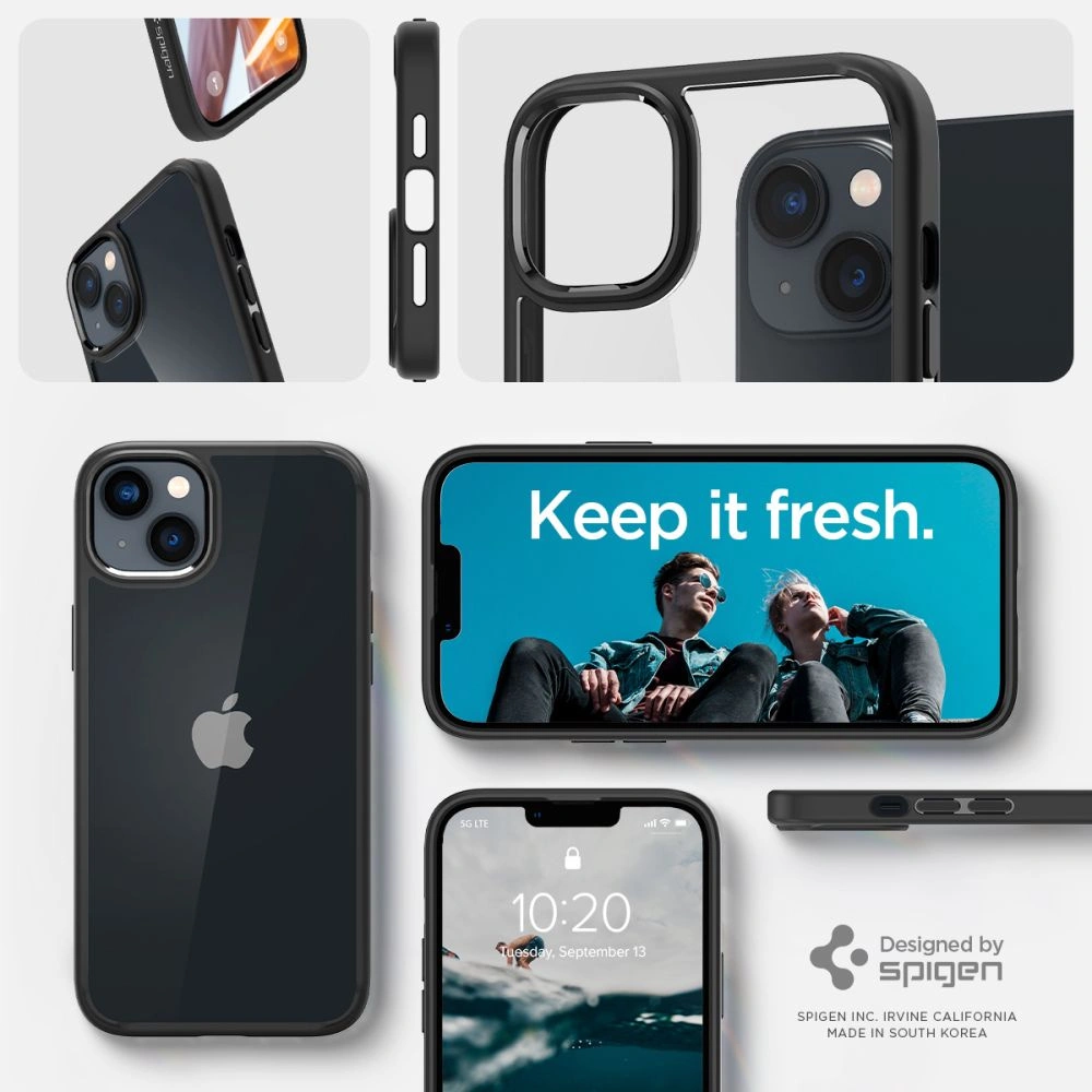 Hurtownia GSM - Etui Spigen Ultra Hybrid Apple iPhone 14 Matně černé - SPN2438 - {ean13} - Hurt