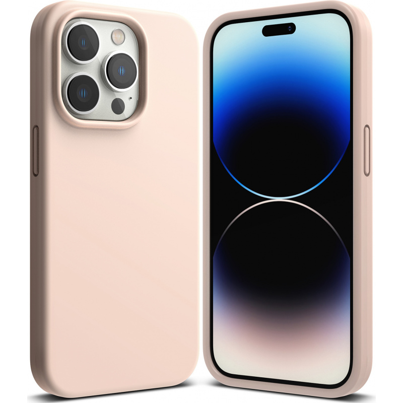 Hurtownia Ringke - 8809881263120 - RGK1677 - Etui Ringke Silicone Apple iPhone 14 Pro Pink Sand - B2B homescreen