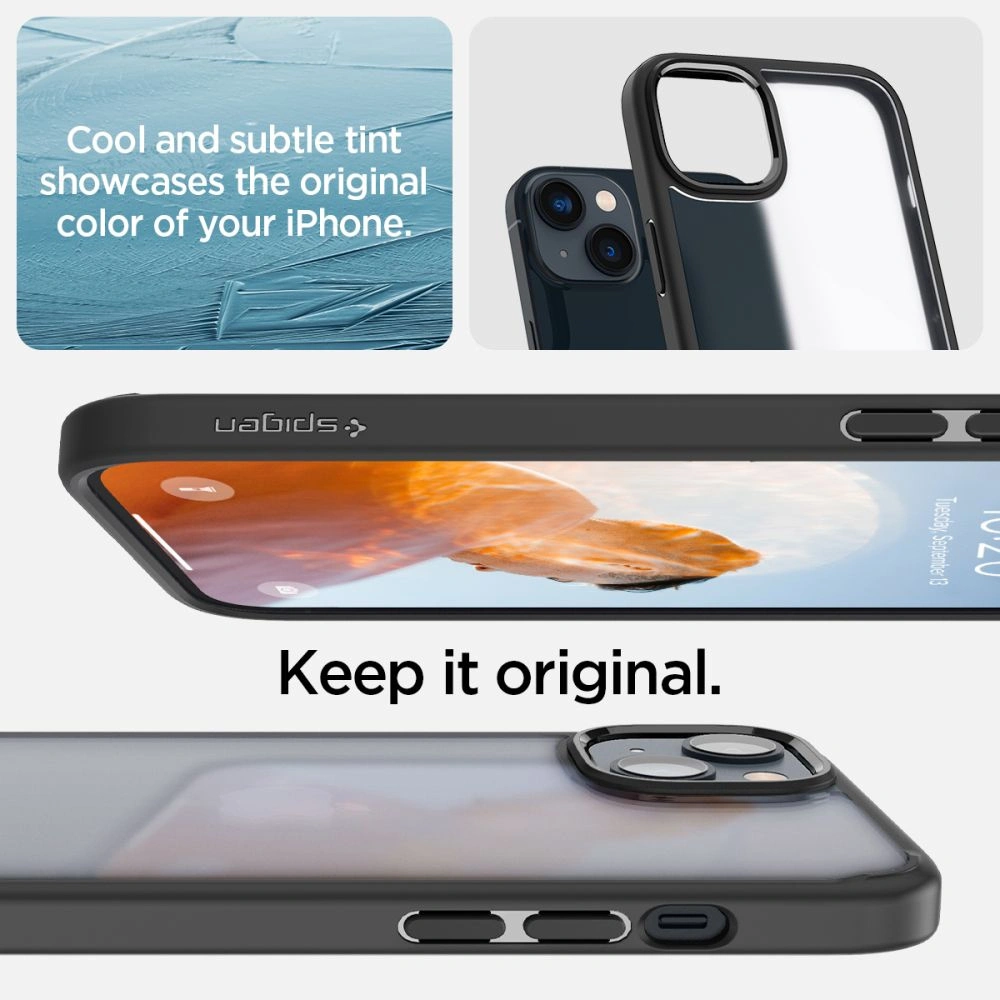 Hurtownia GSM - Case Spigen Ultra Hybrid Apple iPhone 14 Frost Schwarz - SPN2440 - {ean13} - Hurt