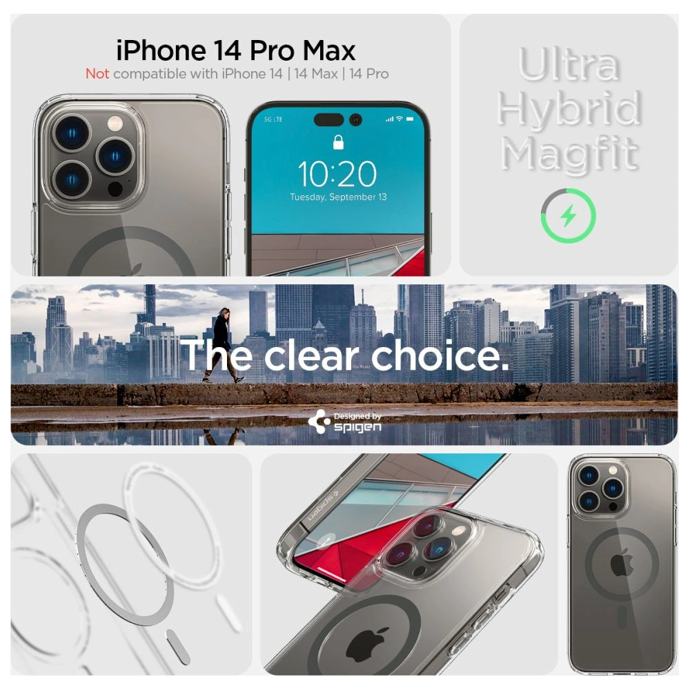 Wholesale Spigen Ultra Hybrid Mag MagSafe Apple iPhone 14 Pro Max Graphite - SPN2441 - {ean13} - Hurt