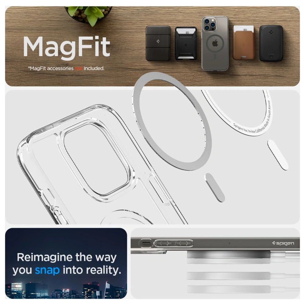 Wholesale Spigen Ultra Hybrid Mag MagSafe Apple iPhone 14 Pro Max Graphite - SPN2441 - {ean13} - Hurt