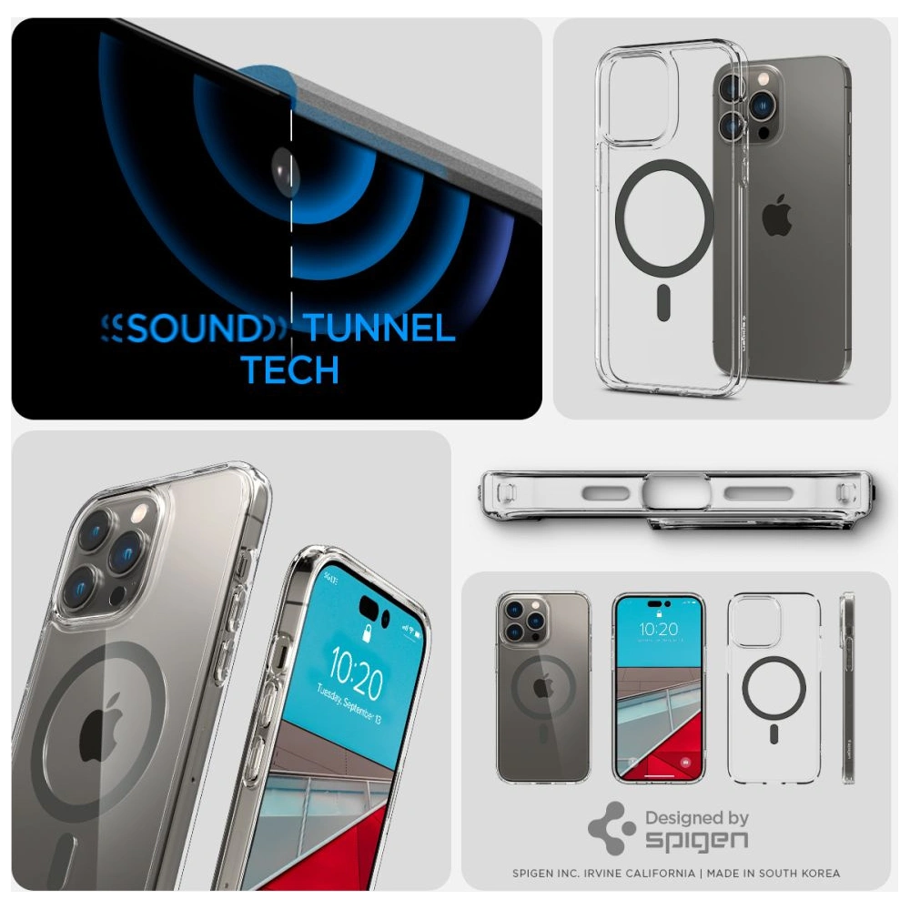 Hurtownia GSM - Etui Spigen Ultra Hybrid Mag MagSafe Apple iPhone 14 Pro Max Graphite - SPN2441 - {ean13} - Hurt