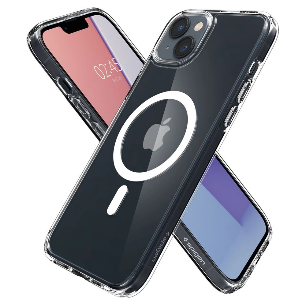 Hurtownia GSM - Etui Spigen Ultra Hybrid Mag MagSafe Apple iPhone 14 Plus / 15 Plus Bílá - SPN2442 - {ean13} - Hurt