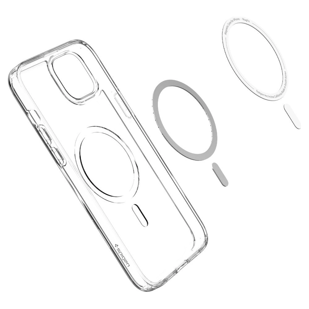 Hurtownia GSM - Etui Spigen Ultra Hybrid Mag MagSafe Apple iPhone 14 Plus / 15 Plus Bílá - SPN2442 - {ean13} - Hurt