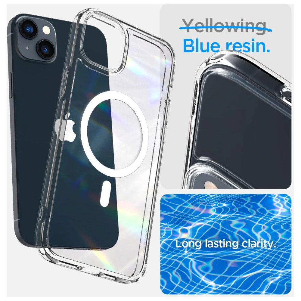 Wholesale Spigen Ultra Hybrid Mag MagSafe Apple iPhone 14 Plus / 15 Plus White - SPN2442 - {ean13} - Hurt