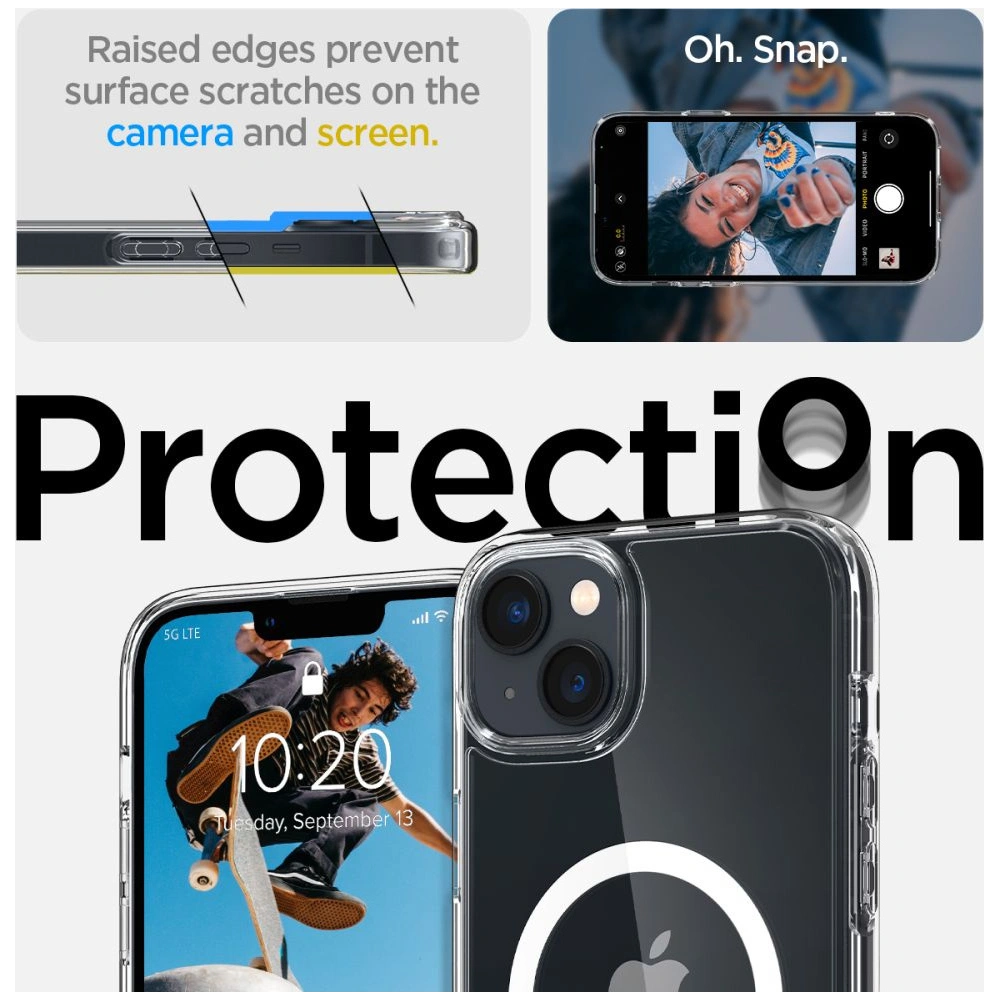 Hurtownia GSM - Etui Spigen Ultra Hybrid Mag MagSafe Apple iPhone 14 Plus / 15 Plus Bílá - SPN2442 - {ean13} - Hurt