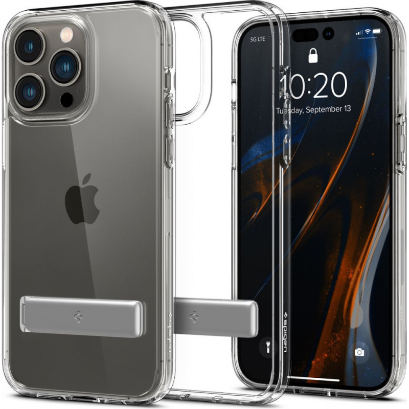 Hurtownia Spigen - 8809811864700 - SPN2449 - Etui Spigen Ultra Hybrid S Apple iPhone 14 Pro Crystal Clear - B2B homescreen