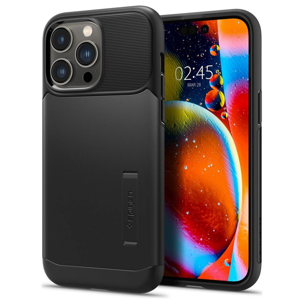 Hurtownia GSM - Case Spigen Slim Armor Apple iPhone 14 Pro Max Schwarz - SPN2453 - {ean13} - Hurt