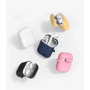 Etui din TPU Ringke pentru Apple AirPods Negru