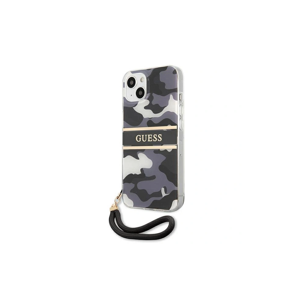 Hurtownia GSM - [OUTLET] Etui Guess GUHCP13MKCABBK Apple iPhone 13 černý/black hardcase Camo Strap Collection - OT-331 - {ean13} - Hurt