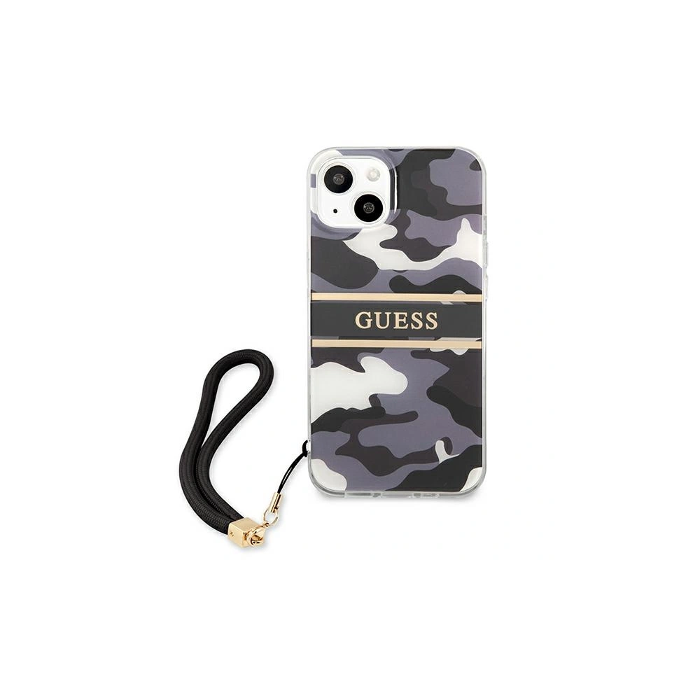 Hurtownia GSM - [OUTLET] Etui Guess GUHCP13MKCABBK Apple iPhone 13 černý/black hardcase Camo Strap Collection - OT-331 - {ean13} - Hurt