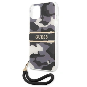 Hurtownia GSM - [OUTLET] Case Guess GUHCP13MKCABBK Apple iPhone 13 schwarz/black hardcase Camo Strap Collection - OT-331 - {ean13} - Hurt