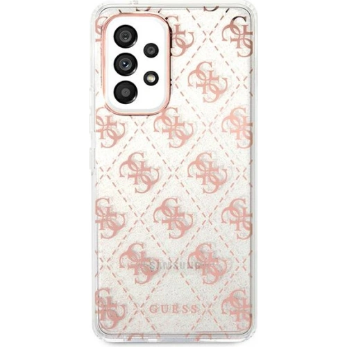 Etui Guess GUHCA53PCU4GLPI Samsung Galaxy A53 5G różowy/pink hard case 4G Glitter