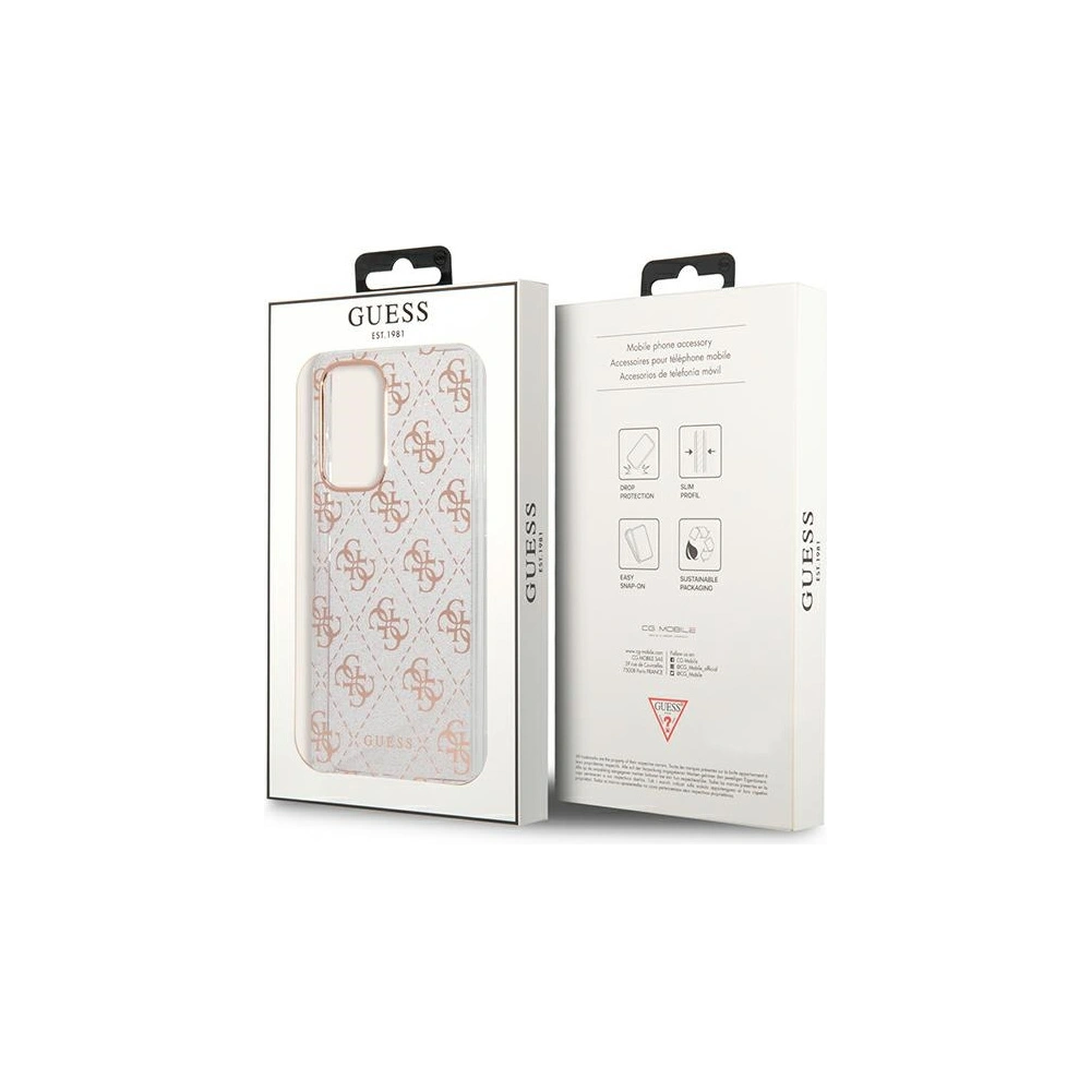 Hurtownia GSM - Etui Guess GUHCA53PCU4GLPI Samsung Galaxy A53 5G roz/roz hard case 4G Glitter - GUE1877 - {ean13} - Hurt