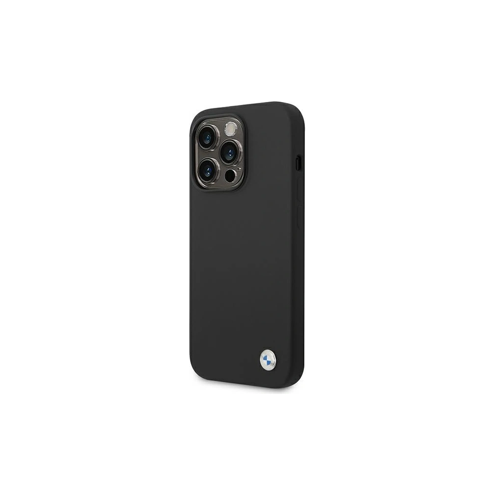 Hurtownia GSM - Etui BMW BMHCP14XSILBK Apple iPhone 14 Pro Max černý/black Silicone Metal Logo - BMW294 - {ean13} - Hurt