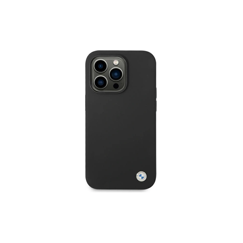 Hurtownia GSM - Etui BMW BMHCP14XSILBK Apple iPhone 14 Pro Max černý/black Silicone Metal Logo - BMW294 - {ean13} - Hurt