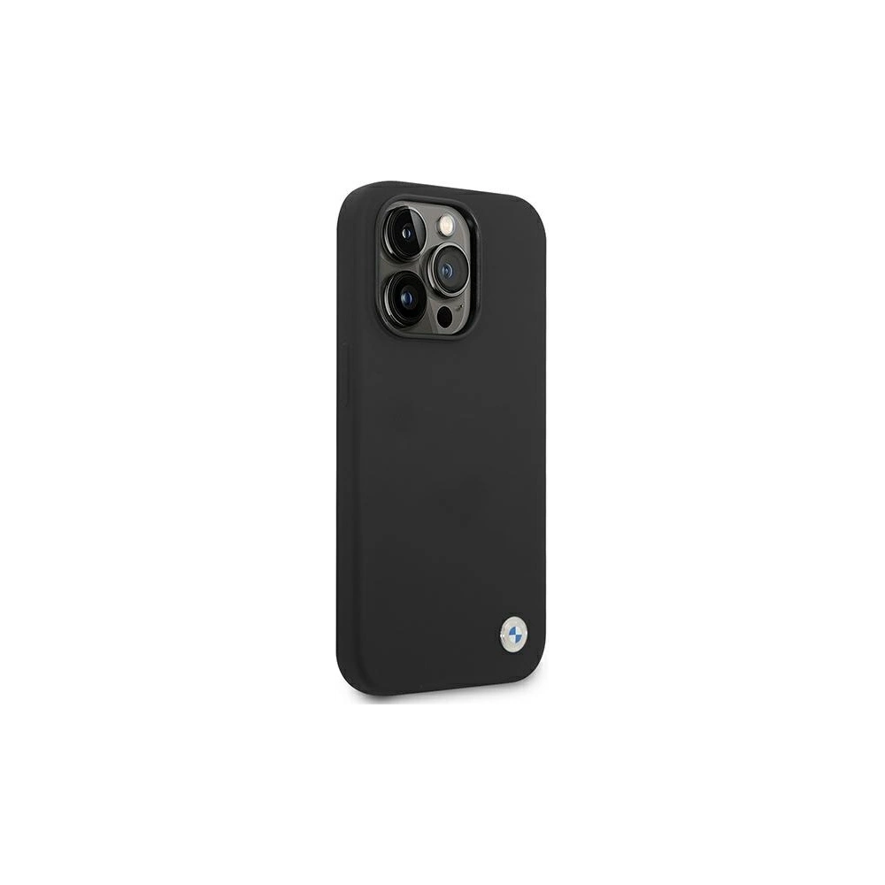 Hurtownia GSM - Etui BMW BMHCP14XSILBK Apple iPhone 14 Pro Max černý/black Silicone Metal Logo - BMW294 - {ean13} - Hurt
