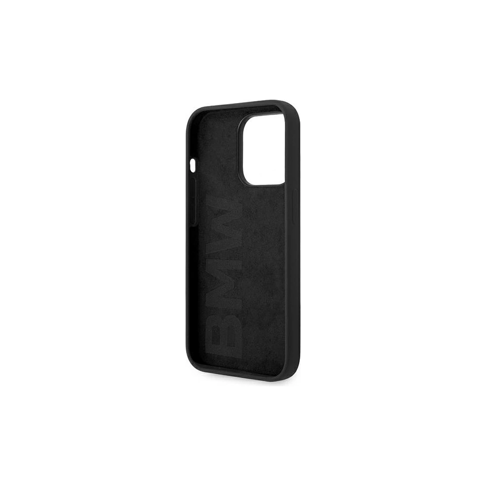 Hurtownia GSM - Etui BMW BMHCP14XSILBK Apple iPhone 14 Pro Max černý/black Silicone Metal Logo - BMW294 - {ean13} - Hurt