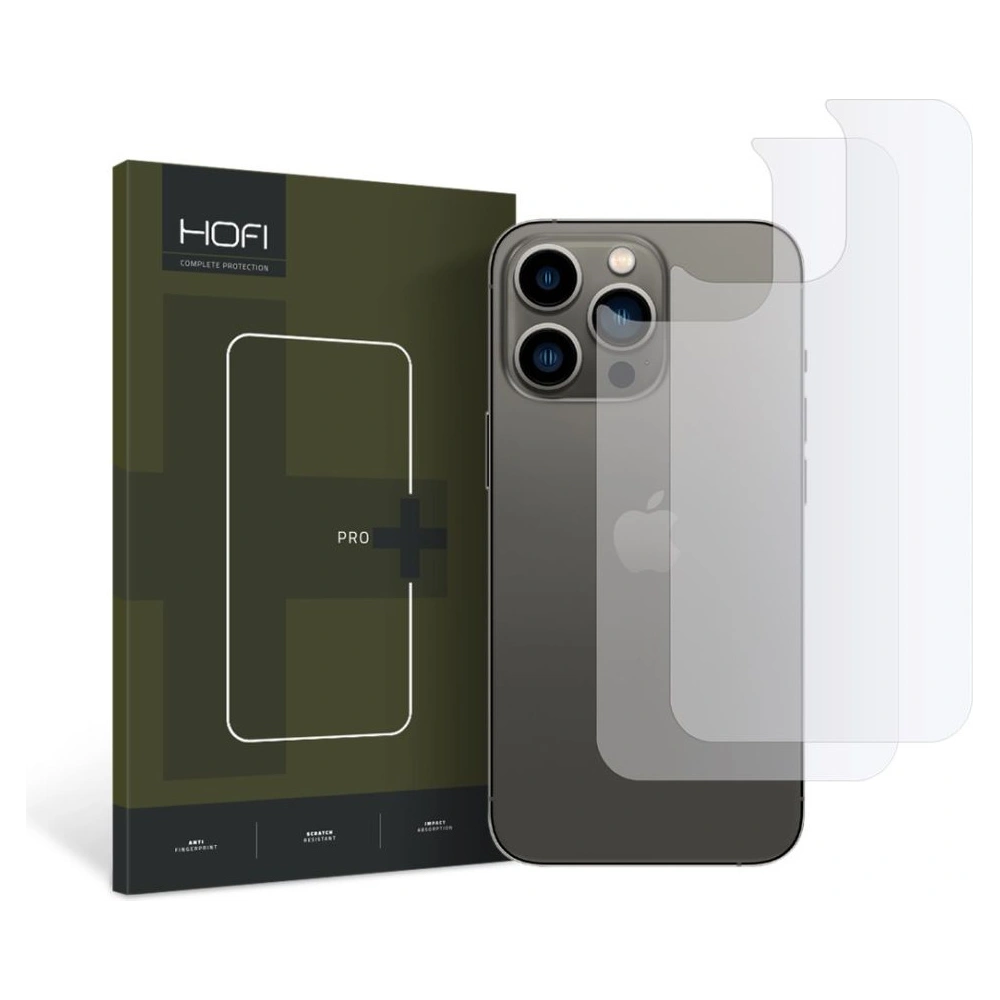 Hurtownia GSM - Fólie hydrogelová na zadní Hofi Hydroflex Pro+ Záda Ochranný kryt Apple iPhone 14 Pro Max Clear [2 PACK] - HOFI278 - {ean13} - Hurt