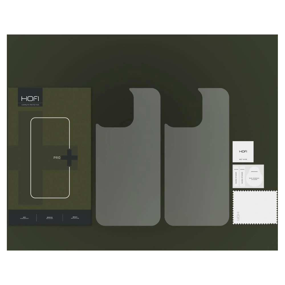 Wholesale Hofi Hydroflex Pro+ Back Protector Apple iPhone 14 Plus / 15 Plus Clear [2 PACK] - HOFI279 - {ean13} - Hurt