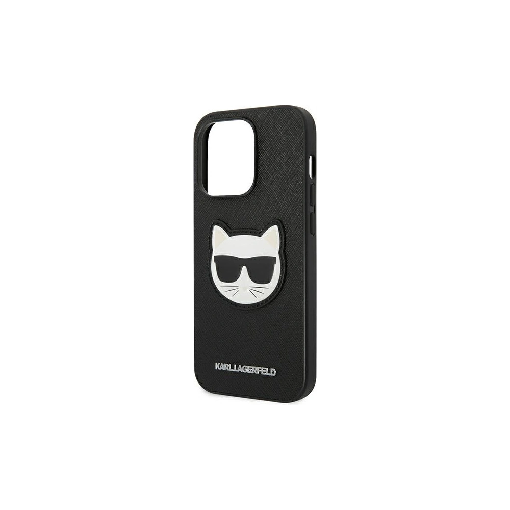 Hurtownia GSM - Etui Karl Lagerfeld KLHCP14LSAPCHK Apple iPhone 14 Pro hardcase czarny/black Saffiano Choupette Head Patch - KLD982 - {ean13} - Hurt