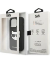Wholesale Karl Lagerfeld KLHCP14LSAPCHK Apple iPhone 14 Pro hardcase black Saffiano Choupette Head Patch - KLD982 - {ean13} - Hurt