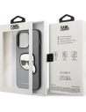 Wholesale Karl Lagerfeld KLHCP14LSAPKHG Apple iPhone 14 Pro silver hardcase Saffiano Karl`s Head Patch - KLD983 - {ean13} - Hurt