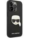 Hurtownia GSM - Etui Karl Lagerfeld KLHCP14LSAPKHK Apple iPhone 14 Pro negru/black hardcase Saffiano Patch cu capul lui Karl - KLD984 - {ean13} - Hurt