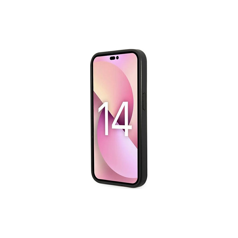 Hurtownia GSM - Etui Karl Lagerfeld KLHCP14LSAPKHK Apple iPhone 14 Pro negru/black hardcase Saffiano Patch cu capul lui Karl - KLD984 - {ean13} - Hurt