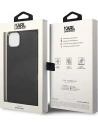 Wholesale Karl Lagerfeld KLHCP14MFWHK Apple iPhone 14 Plus / 15 Plus hardcase black Leather Perforated Logo - KLD985 - {ean13} - Hurt